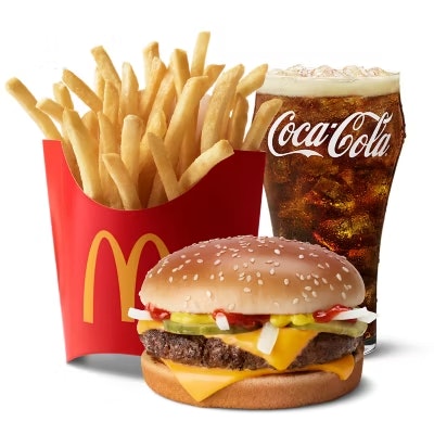 McDonald's Quarter Pounder or 10pc Nuggets Meal : $4.29 at select locations
