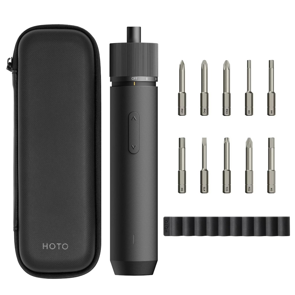 Hoto W1 Rechargeable Electric Screwdriver with LED Light: $21.99