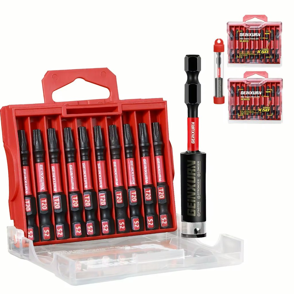21-Piece 50mm Impact Magnetic Screwdriver Bit Set: $10 21-Piece 50mm Impact Magnetic Screwdriver Bit Set: $10