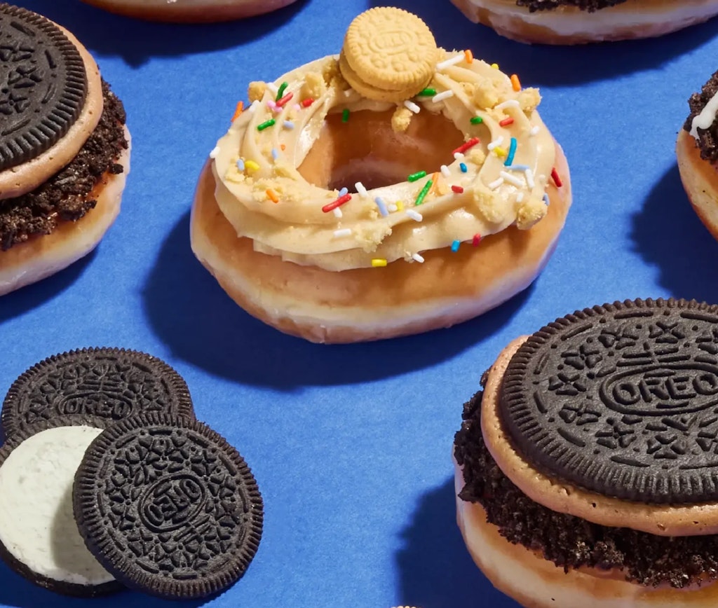 Krispy Kreme Oreo Cookie Doughnut: Free w/ purchase
