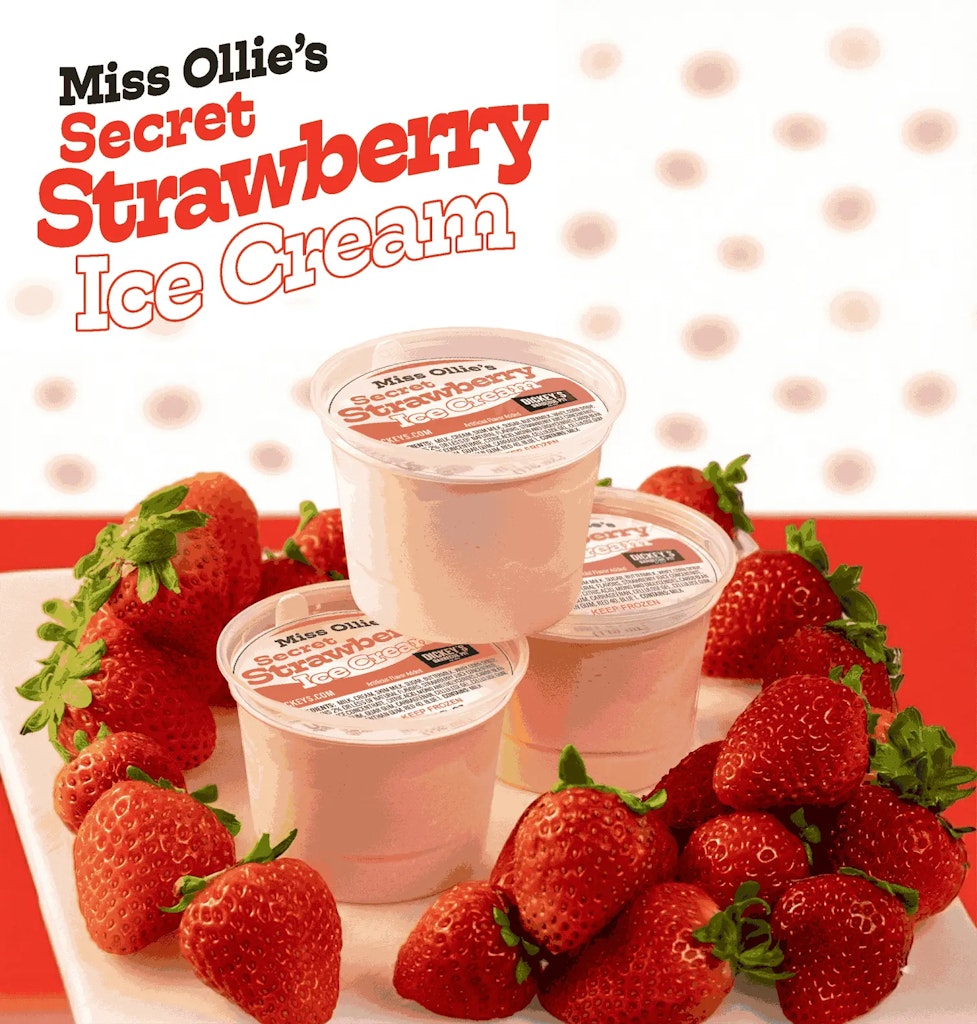 Dickey's Barbecue Pit Strawberry Ice Cream: Free w/ sandwich purchase