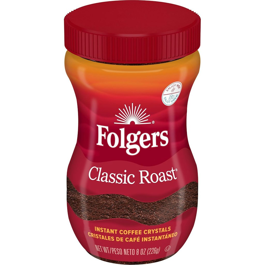 Folgers Classic Roast Instant Coffee 8-oz. Jar: $5.59 via Sub & Save Folgers Classic Roast Instant Coffee 8-oz. Jar: $5.59 via Sub & Save
