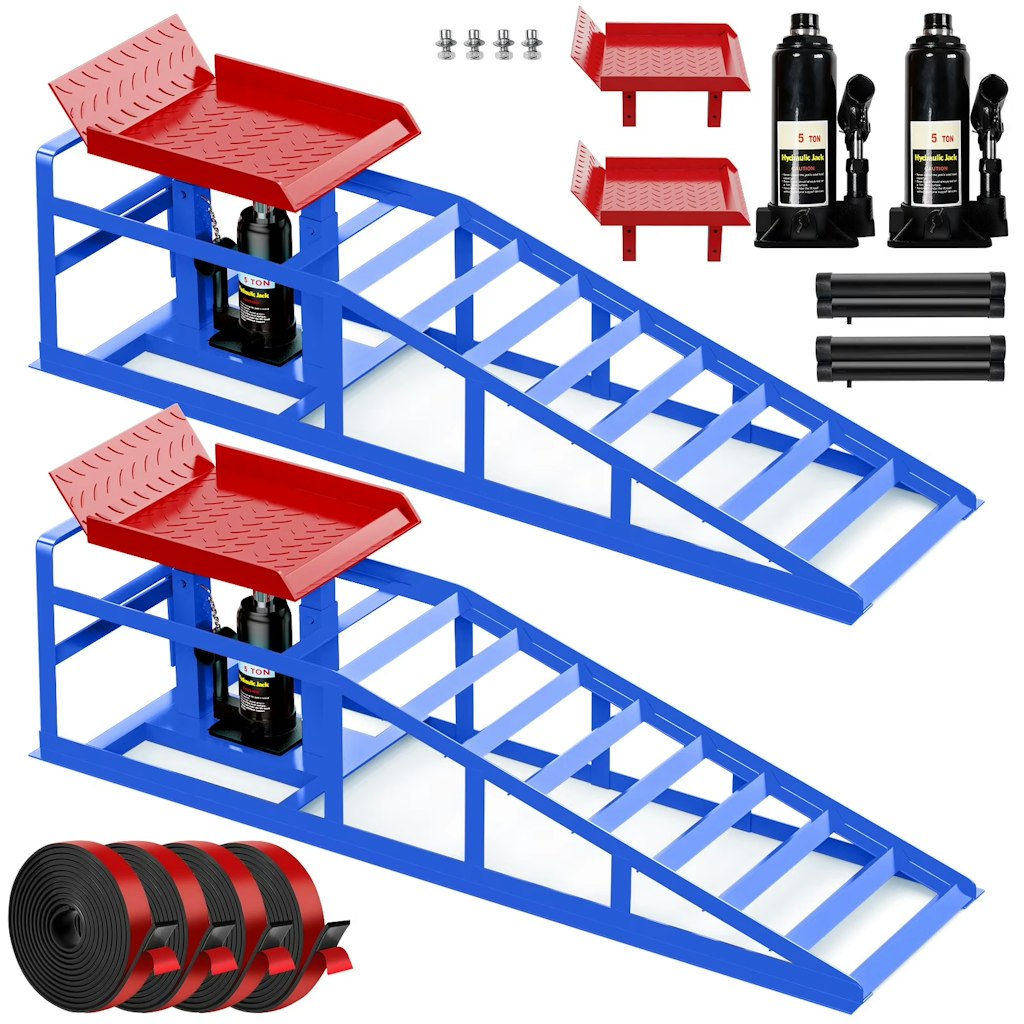 Lafati 2pc 10000-lb. Hydraulic Car Ramps: $170