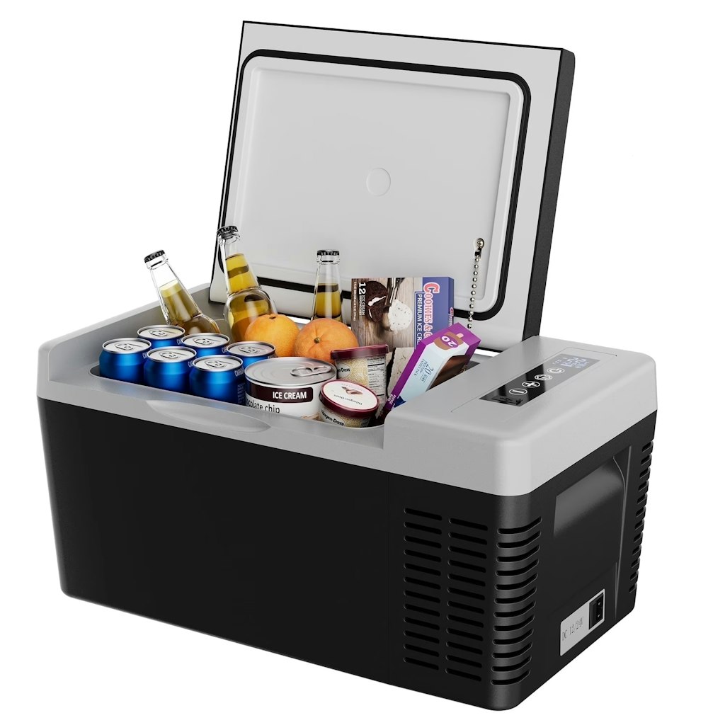 Simzlife 19-Quart 12V Portable Car Refrigerator: $100