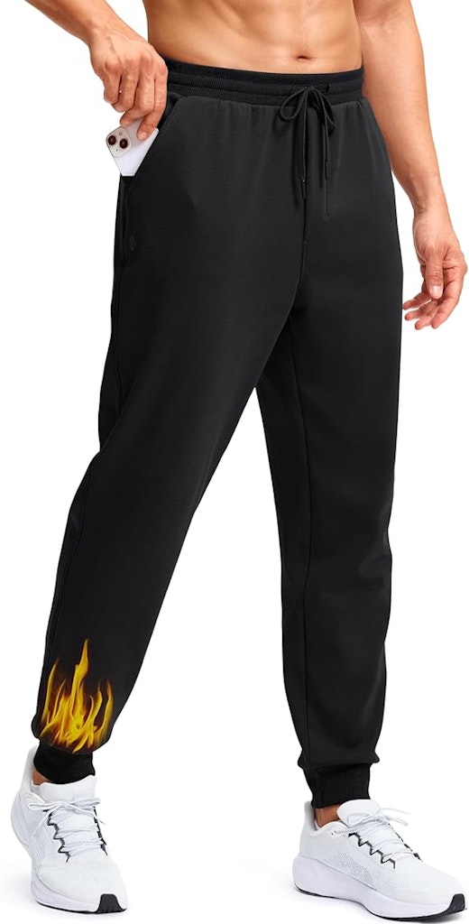 Soothfeel Men's Fleece-Lined Joggers: $9.99