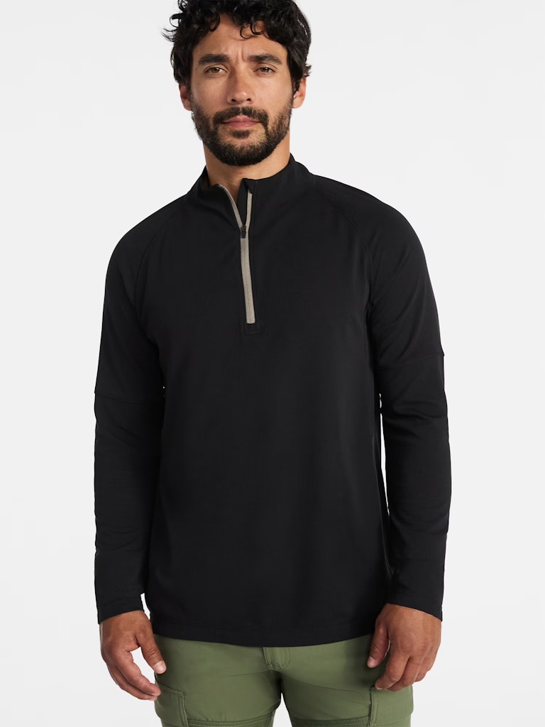 Ozark Trail Men's Textured Quarter Zip Pullover: $8.39 Ozark Trail Men's Textured Quarter Zip Pullover: $8.39