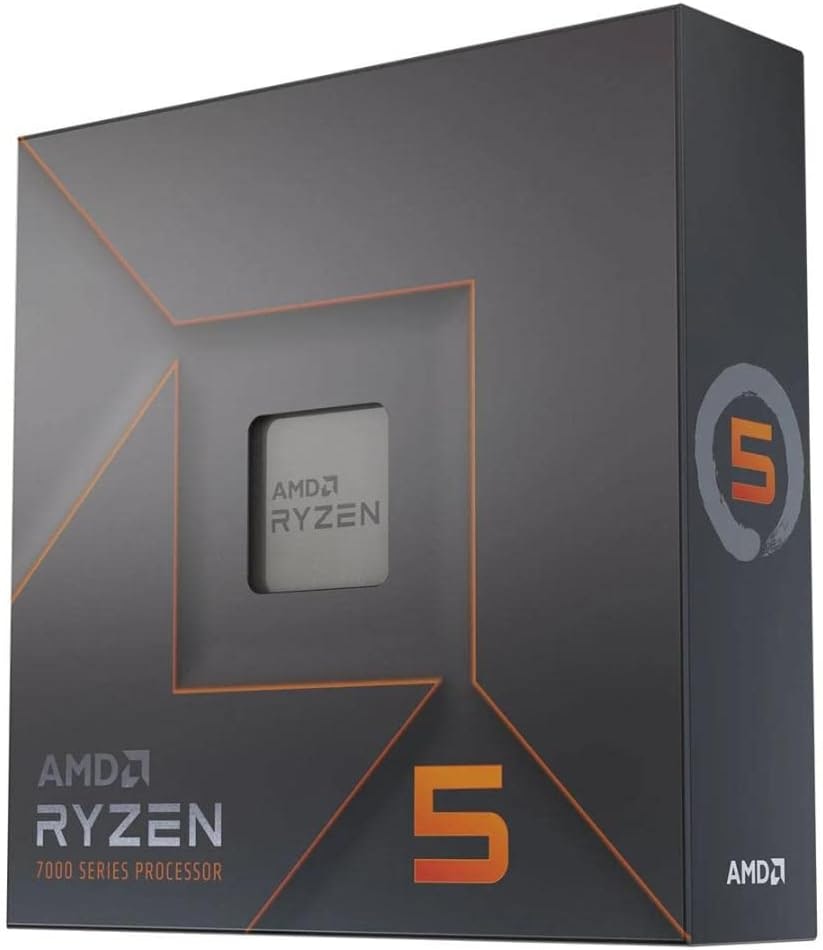 AMD Ryzen 5 7600X 6-Core 12-Thread Unlocked Desktop Processor: $178