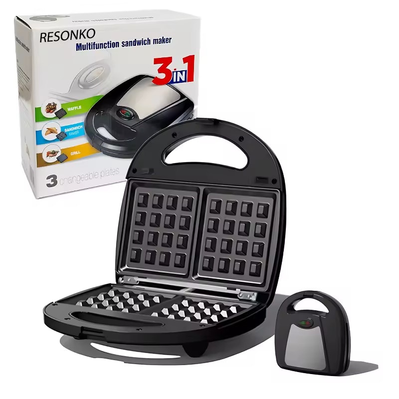 3-in-1 Waffle Maker & Panini Press: $9.64