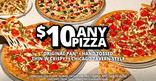 Pizza Hut Any Large Pizza: $10 Pizza Hut Any Large Pizza: $10