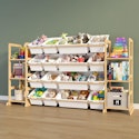 Etitlly Toy Storage Organizer with Kids Bookshelf for $95 w/ Prime + free shipping