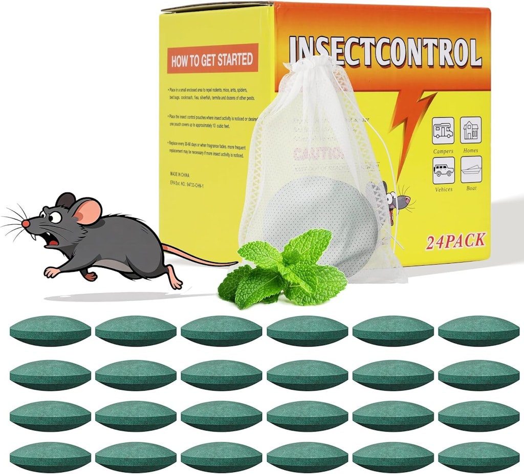 Peepst Peppermint Oil Rodent Repellent 24-Pack: $14.99