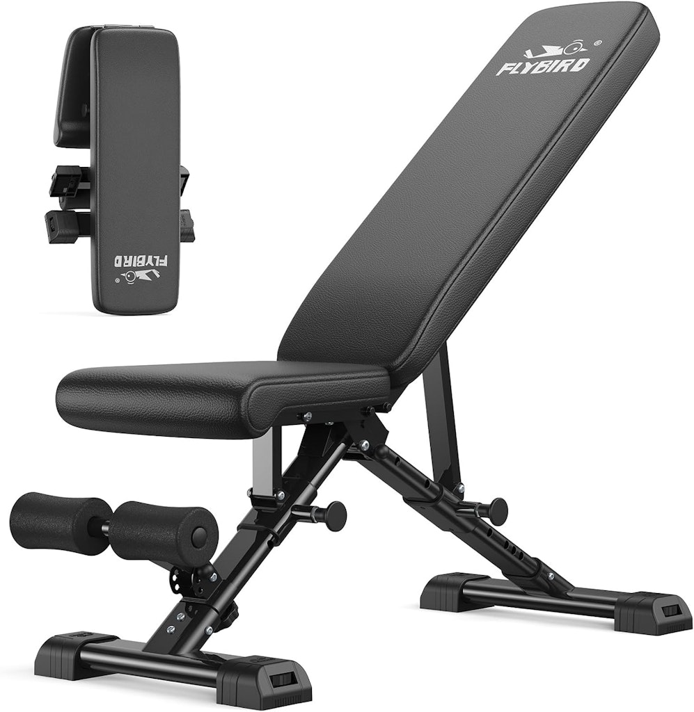 Flybird Adjustable Weight Bench: $110