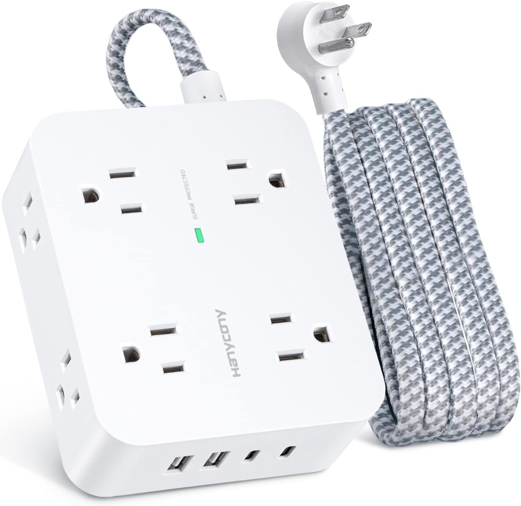 Surge Protector Power Strip w/ 6-Foot Cord: $14