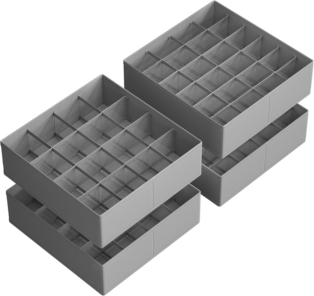 Songmics 4-Piece Drawer Organizer Set: $12.99