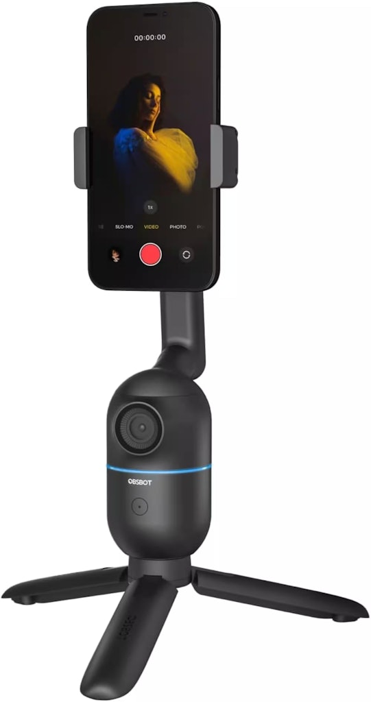 Obsbot Me AI Powered Auto Tracking Tripod Phone Mount: $49.99