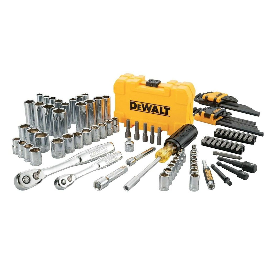 DeWalt 108-Piece Mechanics Tools Kit and Socket Set: $57 DeWalt 108-Piece Mechanics Tools Kit and Socket Set: $57
