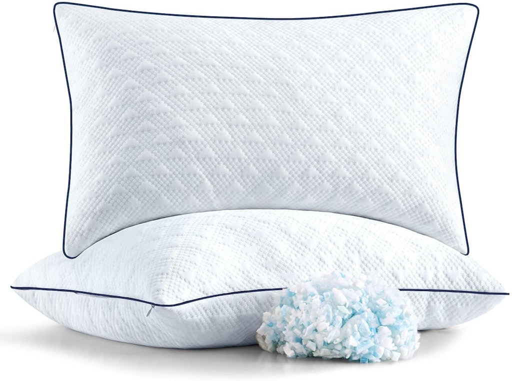 Queen Cooling Bed Pillow 2-Pack: $28 Queen Cooling Bed Pillow 2-Pack: $28