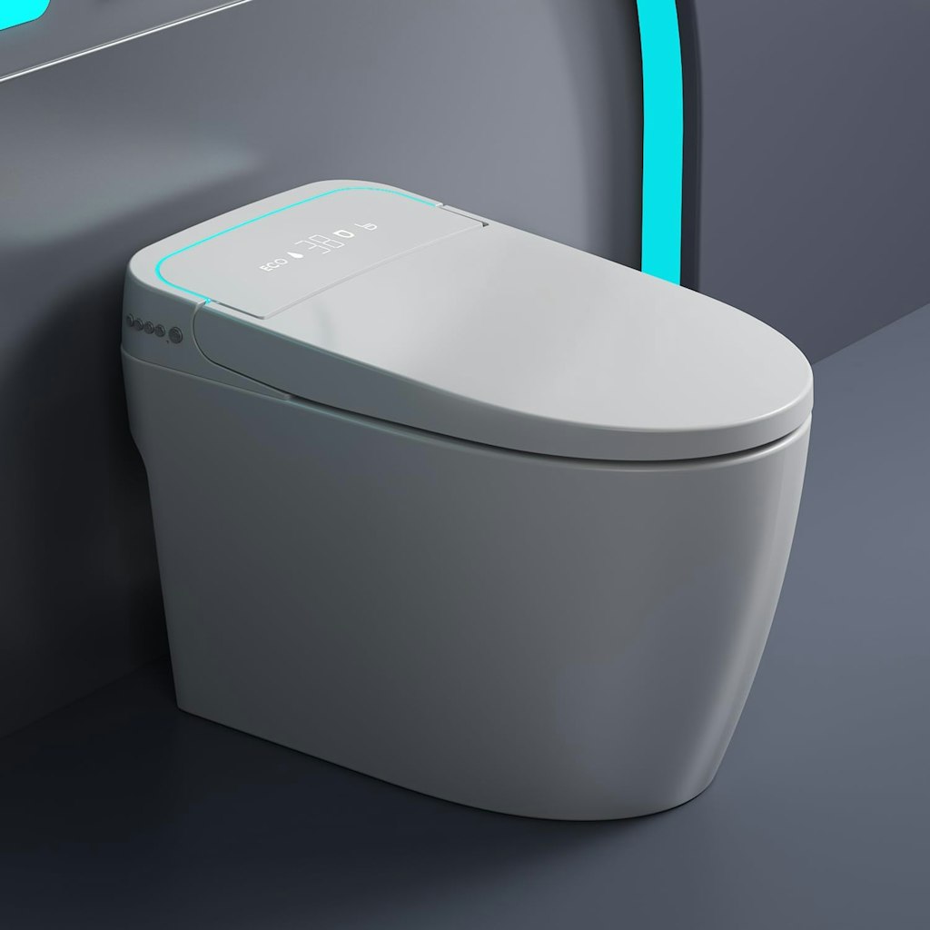 Glendan Smart Toilet w/ Heated Seat and Auto Flush: $237 Glendan Smart Toilet w/ Heated Seat and Auto Flush: $237