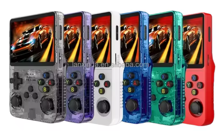 R36S 64GB Retro Handheld Game Console: $15