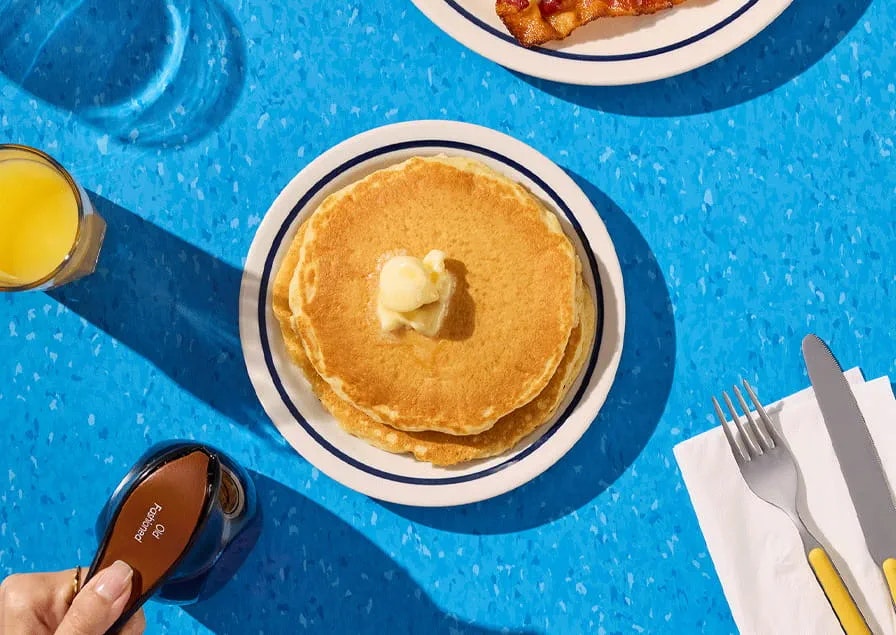 IHOP Short Stack of Pancakes: Free w/ dine in today
