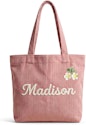 Personalized Embroidered Corduroy Tote Bag for $18.00 + free shipping w/ Prime