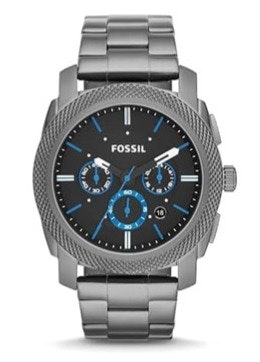 Fossil Men's Machine Quartz Stainless Steel Chronograph Watch: $50 Fossil Men's Machine Quartz Stainless Steel Chronograph Watch: $50