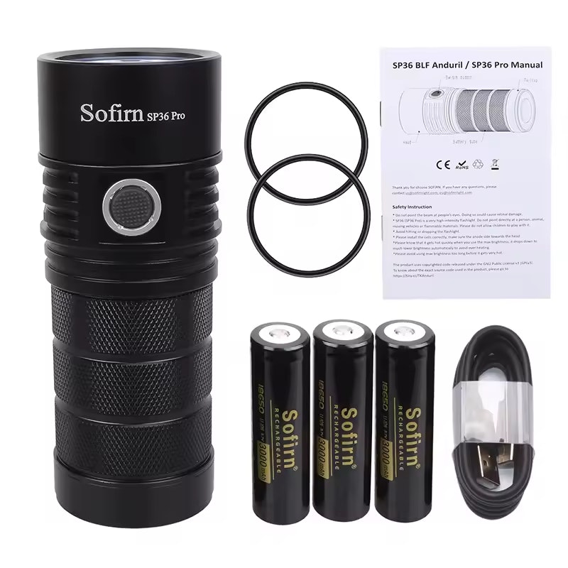 Sofirn SP36 Pro LED Flashlight: $40