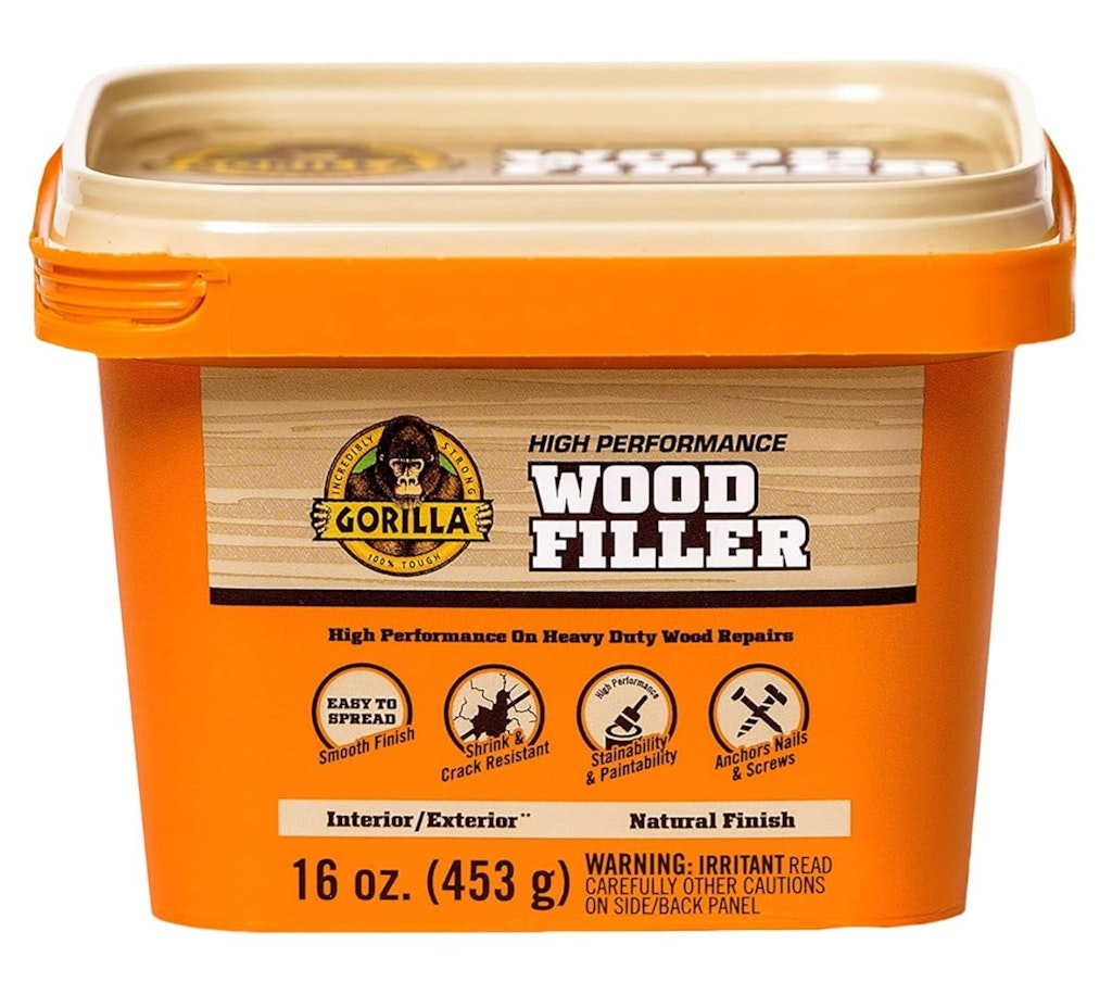 Gorilla Wood Filler 16-oz. Tub: $7.98