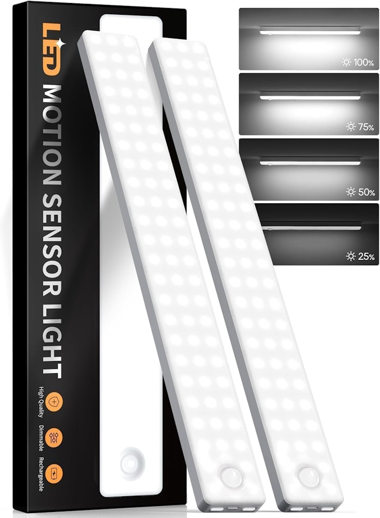 13" Rechargeable Under Cabinet Lighting 2-Pack: $9.99