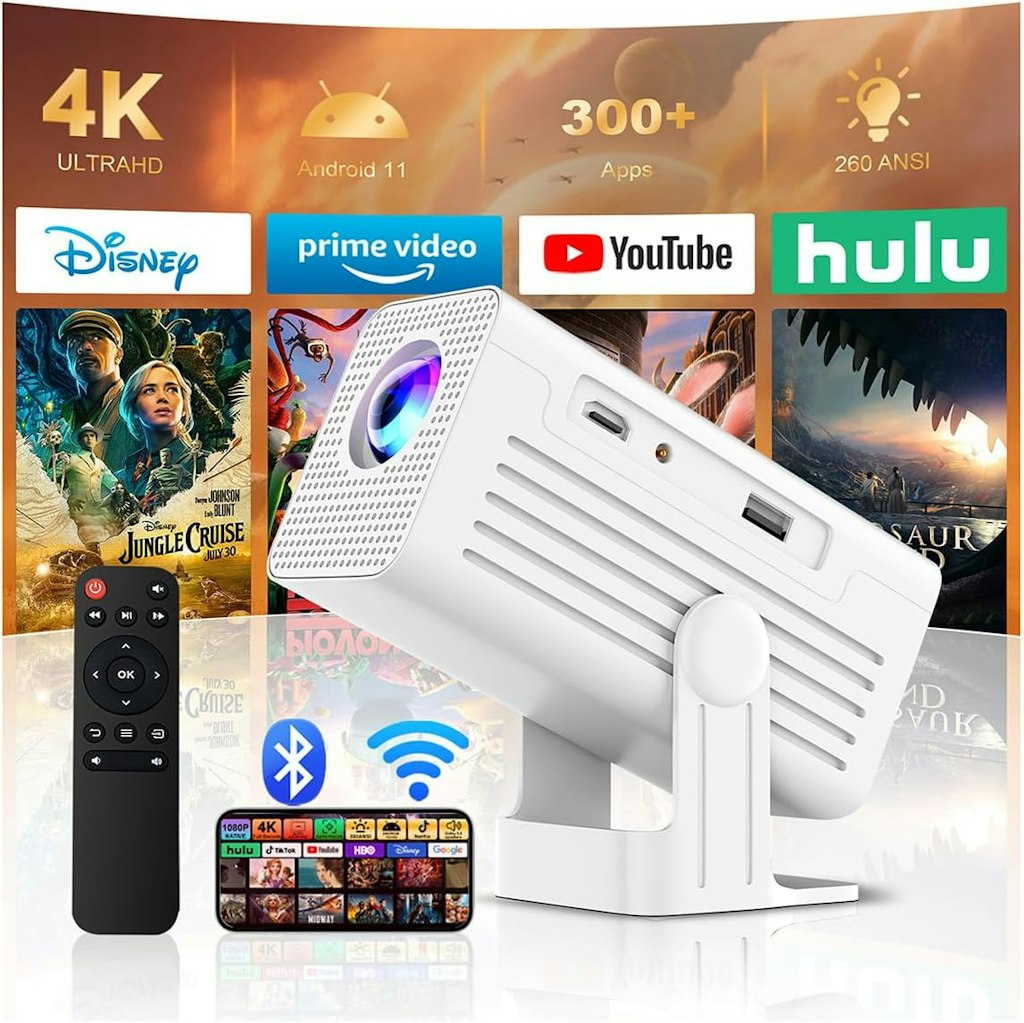 Xenponad 720p Smart Mini Projector: $30.99