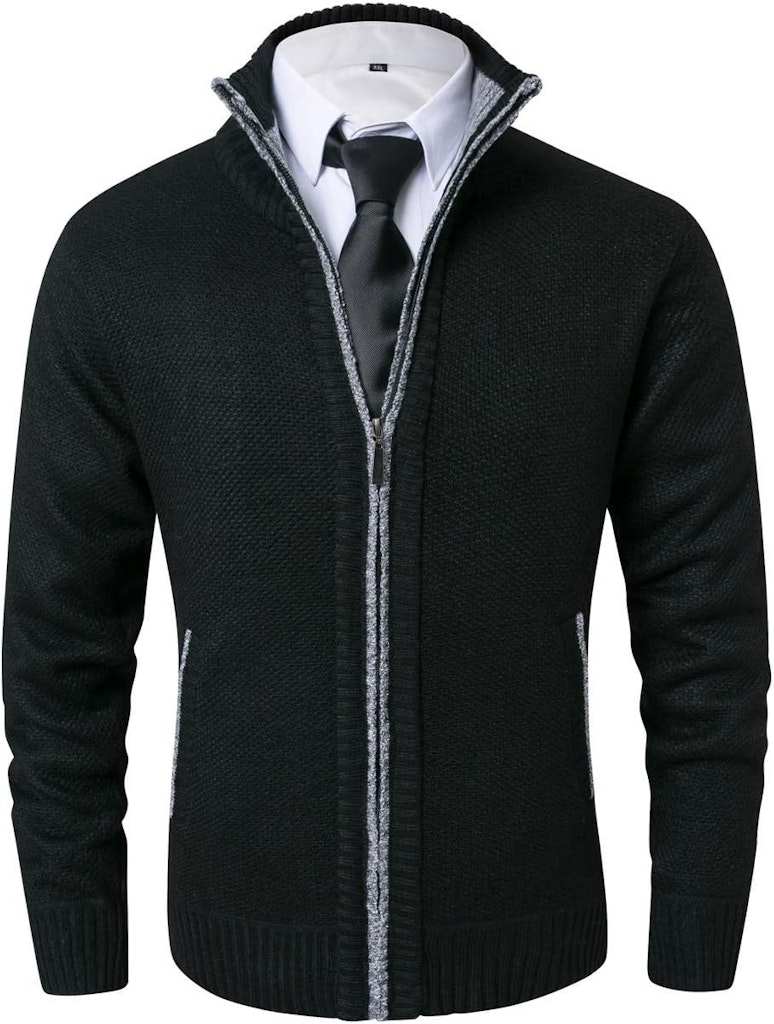 Vcansion Men's Classic Soft Knitted Cardigan Sweater: From $13.49