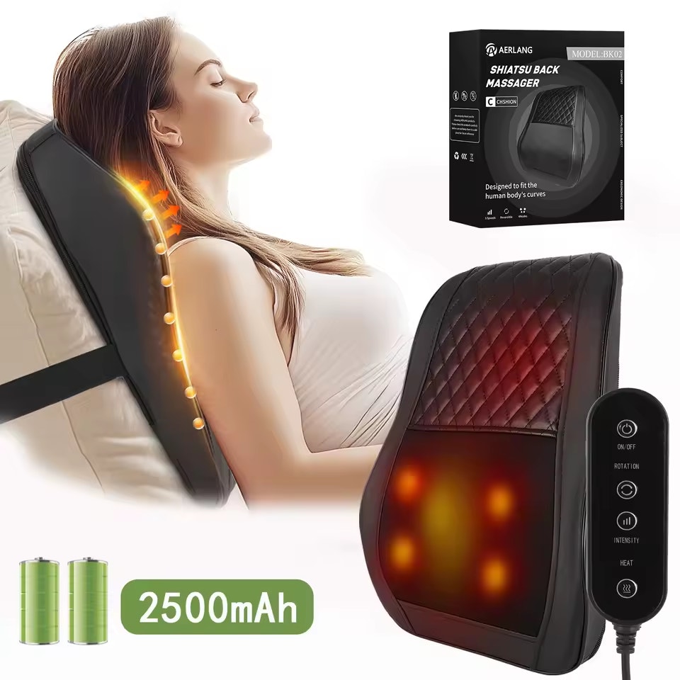 Lingteng Wireless Back and Neck Massager: $31 Lingteng Wireless Back and Neck Massager: $31