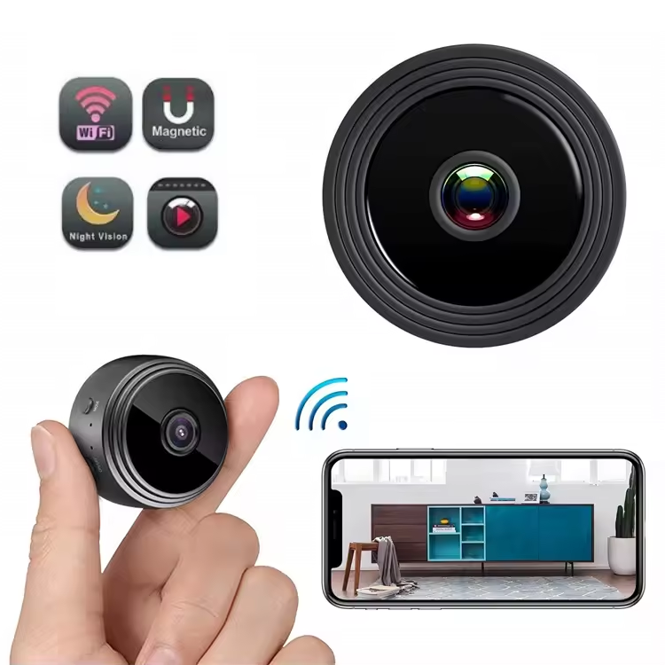 Rscamtom A9 Mini WiFi Home Security Camera: $3.14