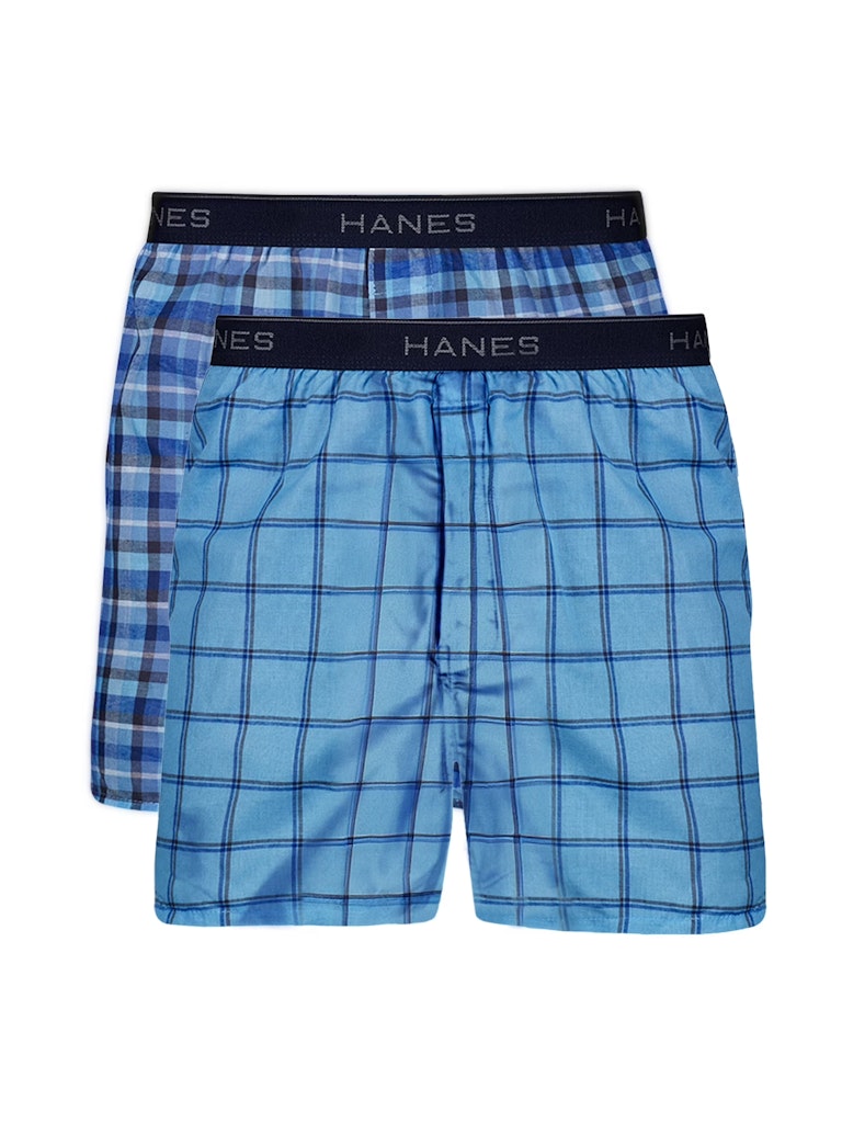 Hanes Men's Moisture-Wicking Boxers 2-Pack: $3.50