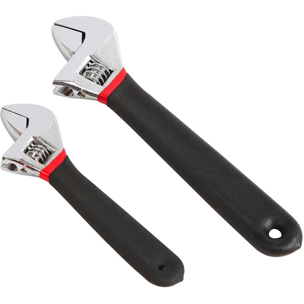 Hyper Tough 2-Piece Adjustable Wrench Set: $9.56