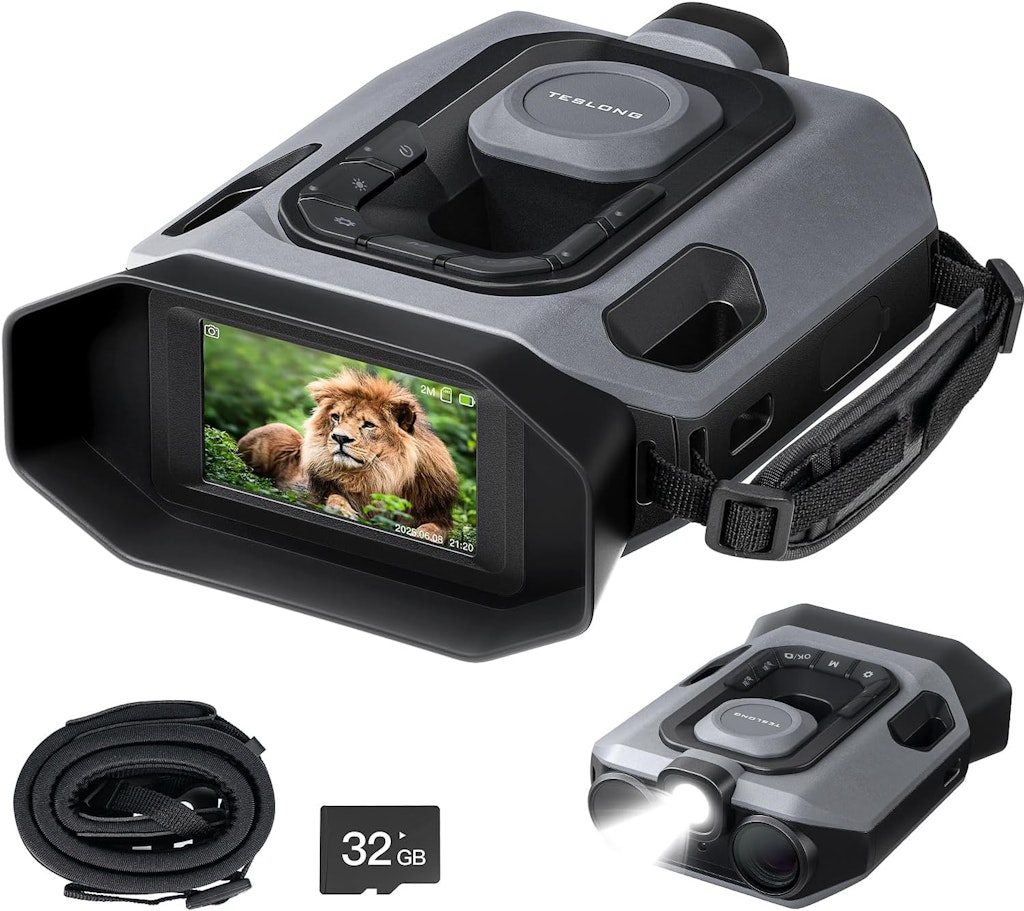 Teslong 10X Zoom Night Vision Goggles: $53.99