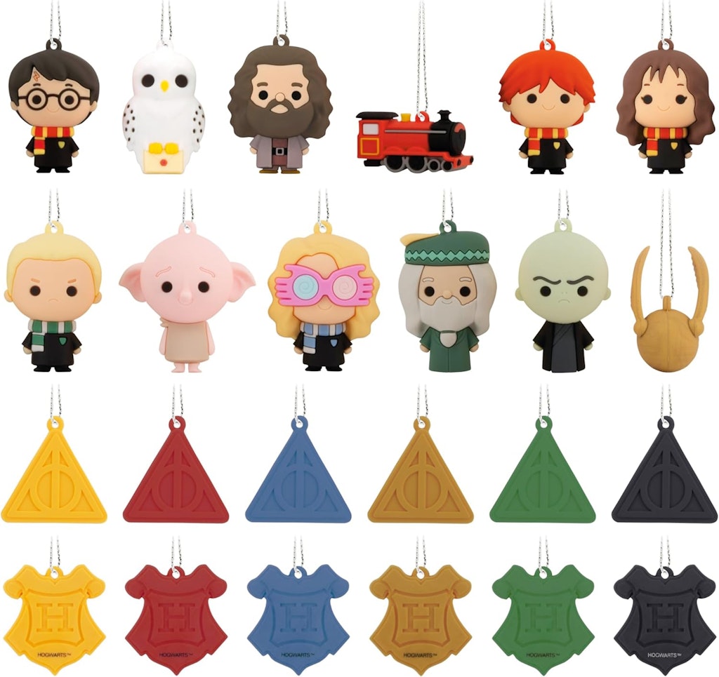  Hallmark Harry Potter Countdown Calendar Box w/ 24 Ornaments : $15