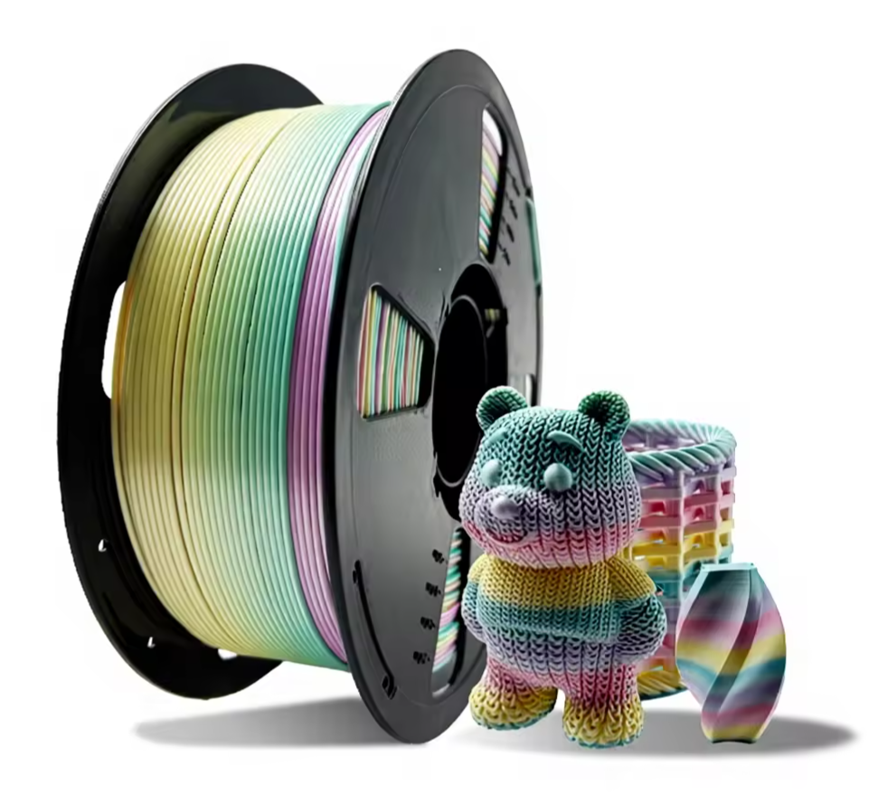 1.75mm PLA Silk Dual-Color 3D Printer Filament: $5.20