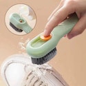 Shoe Cleaning Brush w/ Built-In Soap Dispenser for $0 + free shipping w/ first order