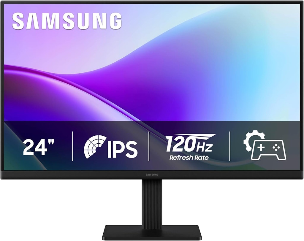 Samsung 24" 1080p 120Hz IPS FreeSync LCD Monitor: $90