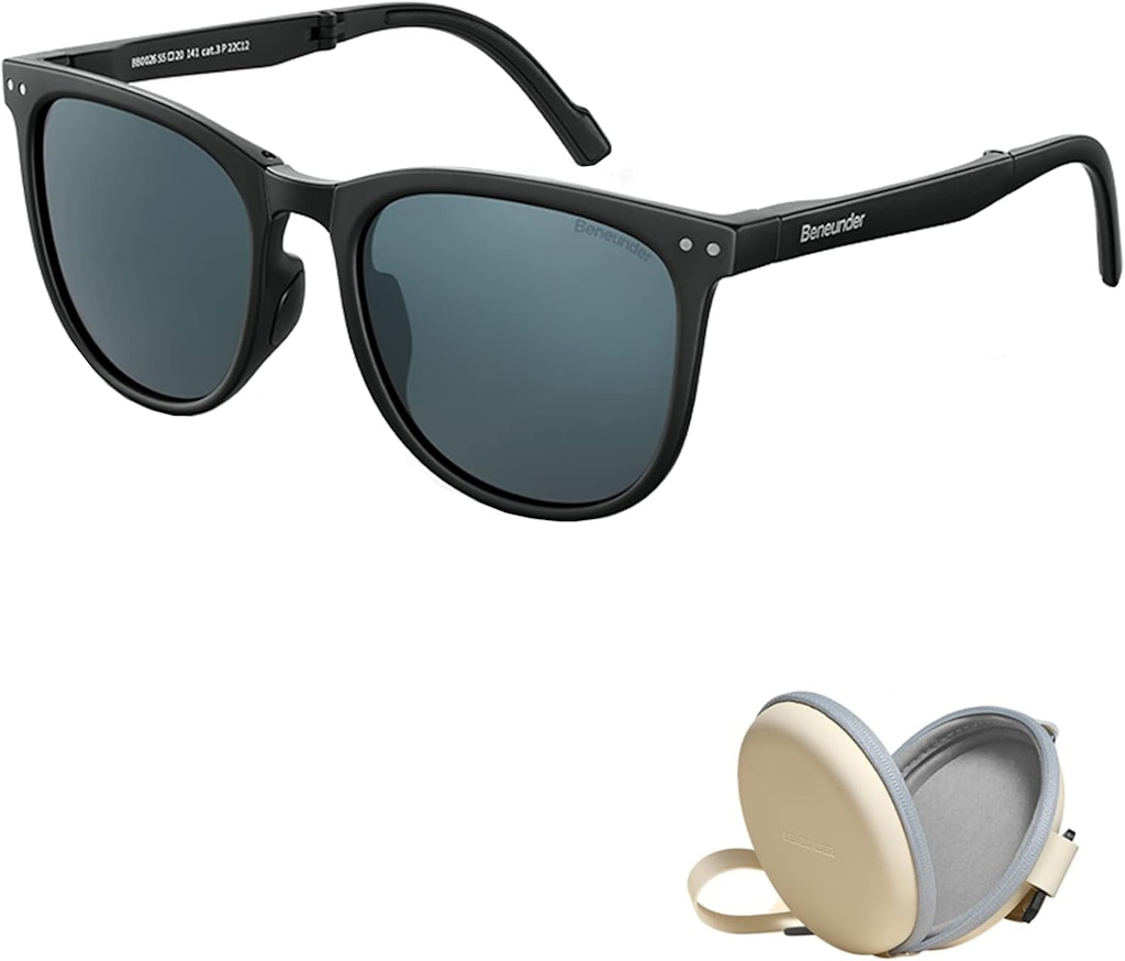 Beneunder Polarized UV400 Folding Sunglasses: $25.34