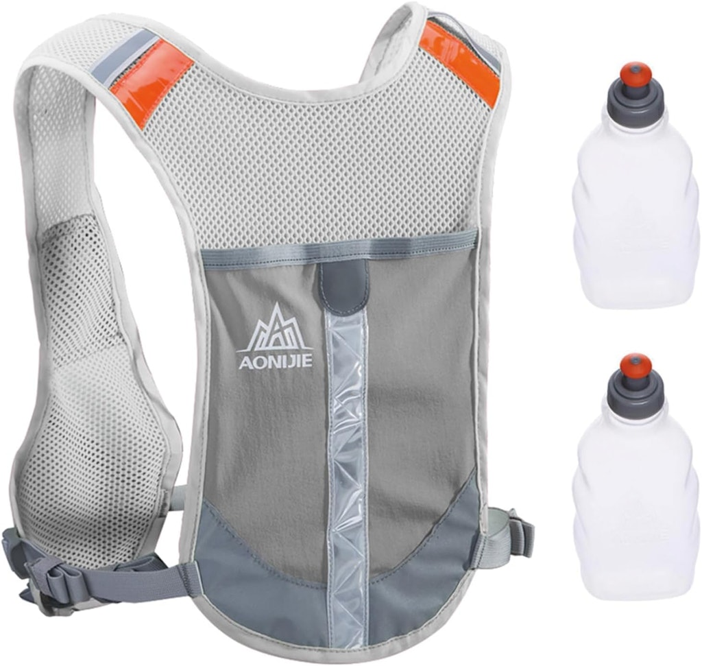 Triwonder Hydration Running Vest Backpack w/ 2 Bottles: $9.99