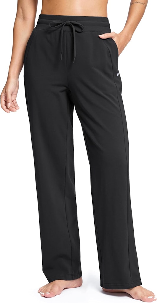 Soothfeel Women's Cotton High Waisted Sweatpants: $11.98