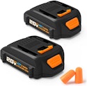 Rebicacate 3.0Ah 20V PowerShare Battery 2-Pack for $19 + free shipping w/ Prime