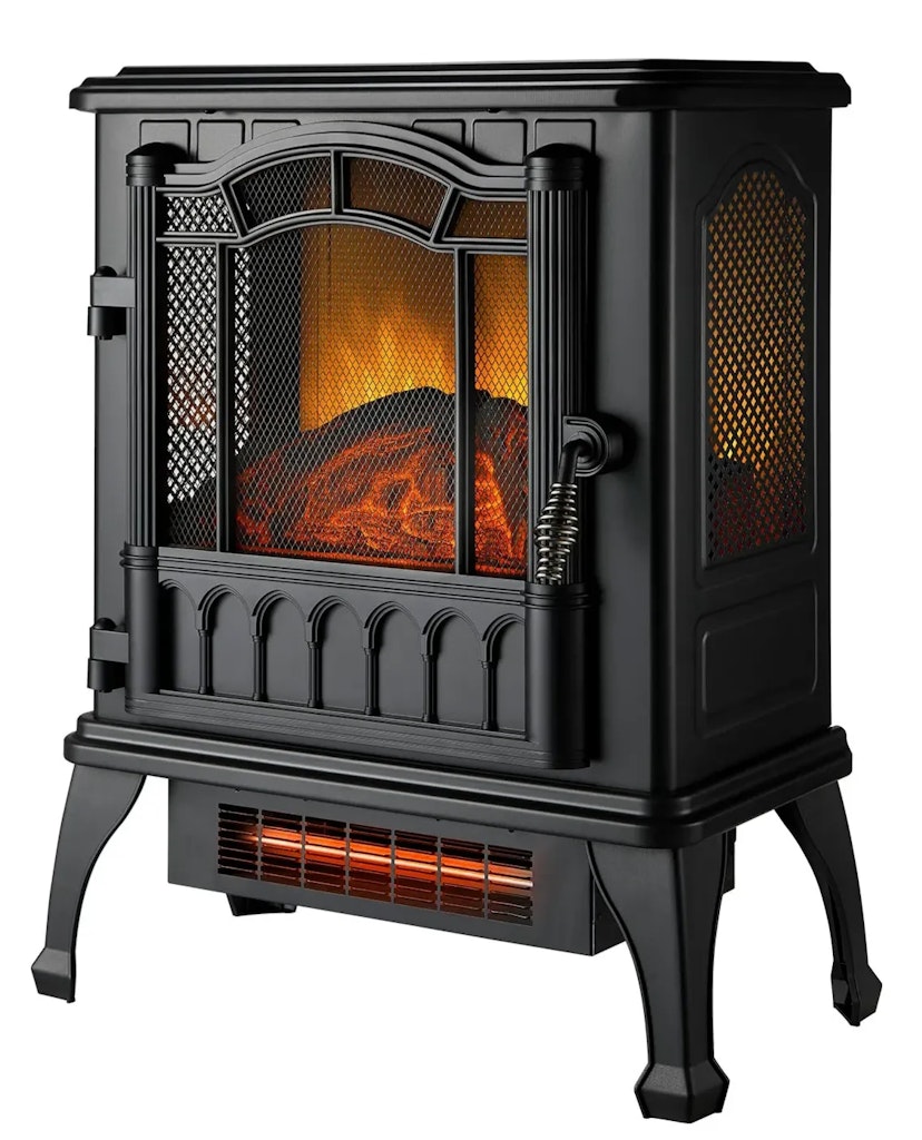 Open-box Mainstays 2-Setting 3D Electric Stove Heater: $43