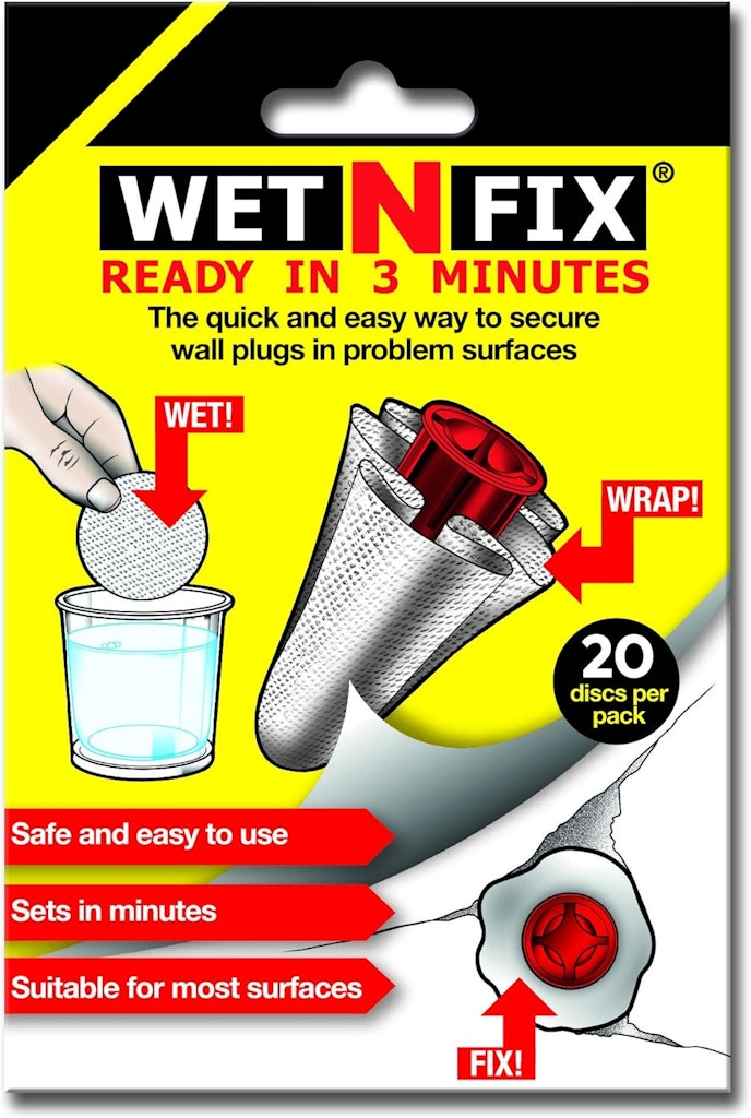  WetNFix Wall Plug Discs 20-Pack : $7.95