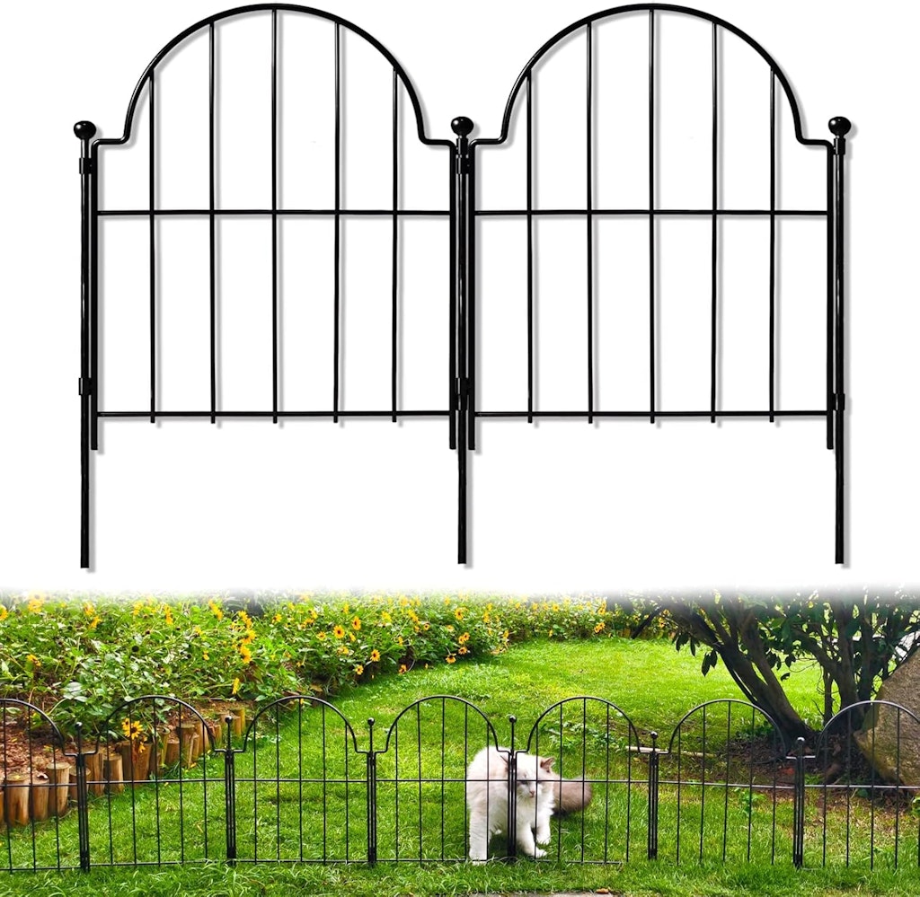 10-Panel Garden Barrier Fence: $19.93