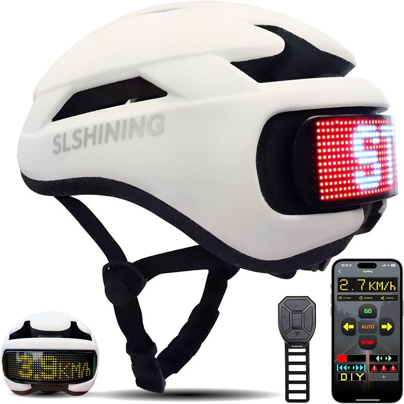 SLShining Smart App-Controlled Helmet: $25