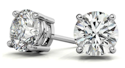 1 CTW Lab-Grown Diamond Stud Earrings for $199 + free shipping
