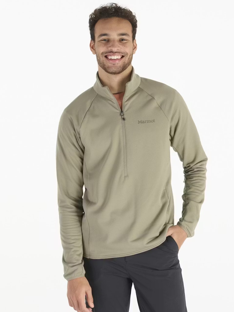 Marmot Men's Leconte Tech Grid Fleece Half-Zip: $54